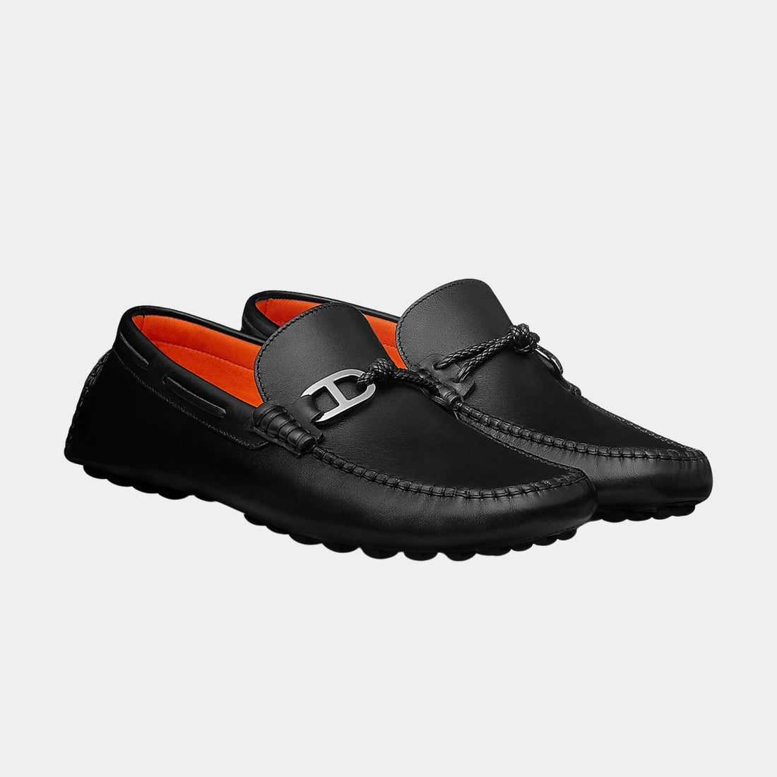 Alessandro Loafer in Calfskin with Braided Leather Cord