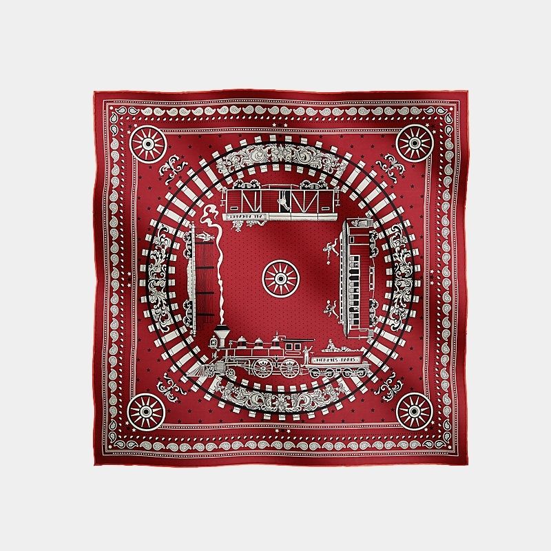 All Aboard! Bandana 55 in Silk Twill