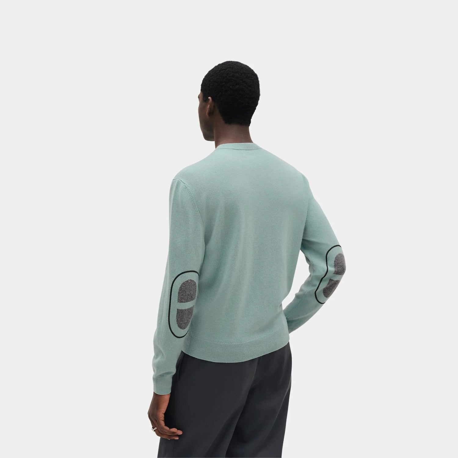 Anchor Chain Link Round Neck Sweater