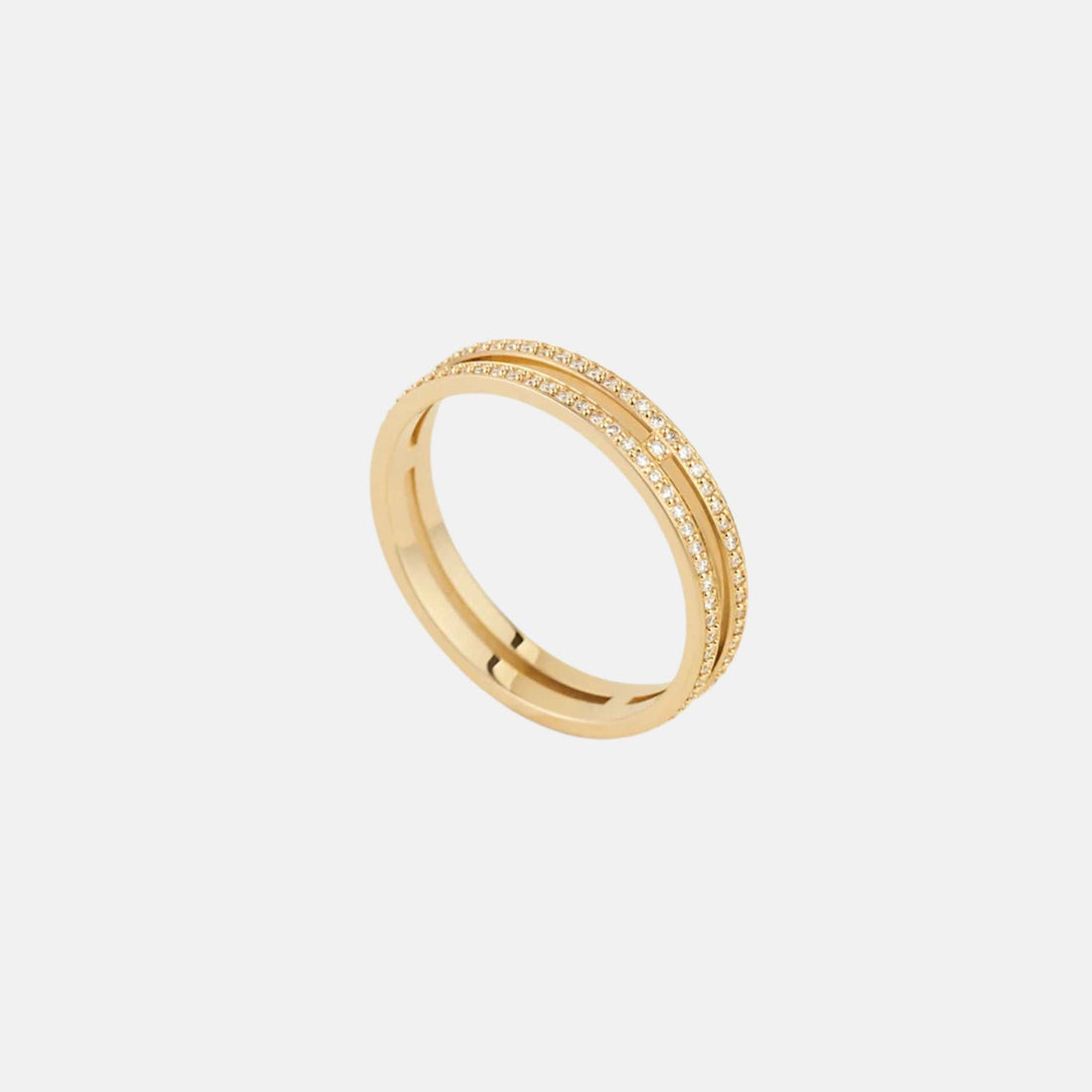 Ariane Alliance Ring Yellow Gold Diamonds