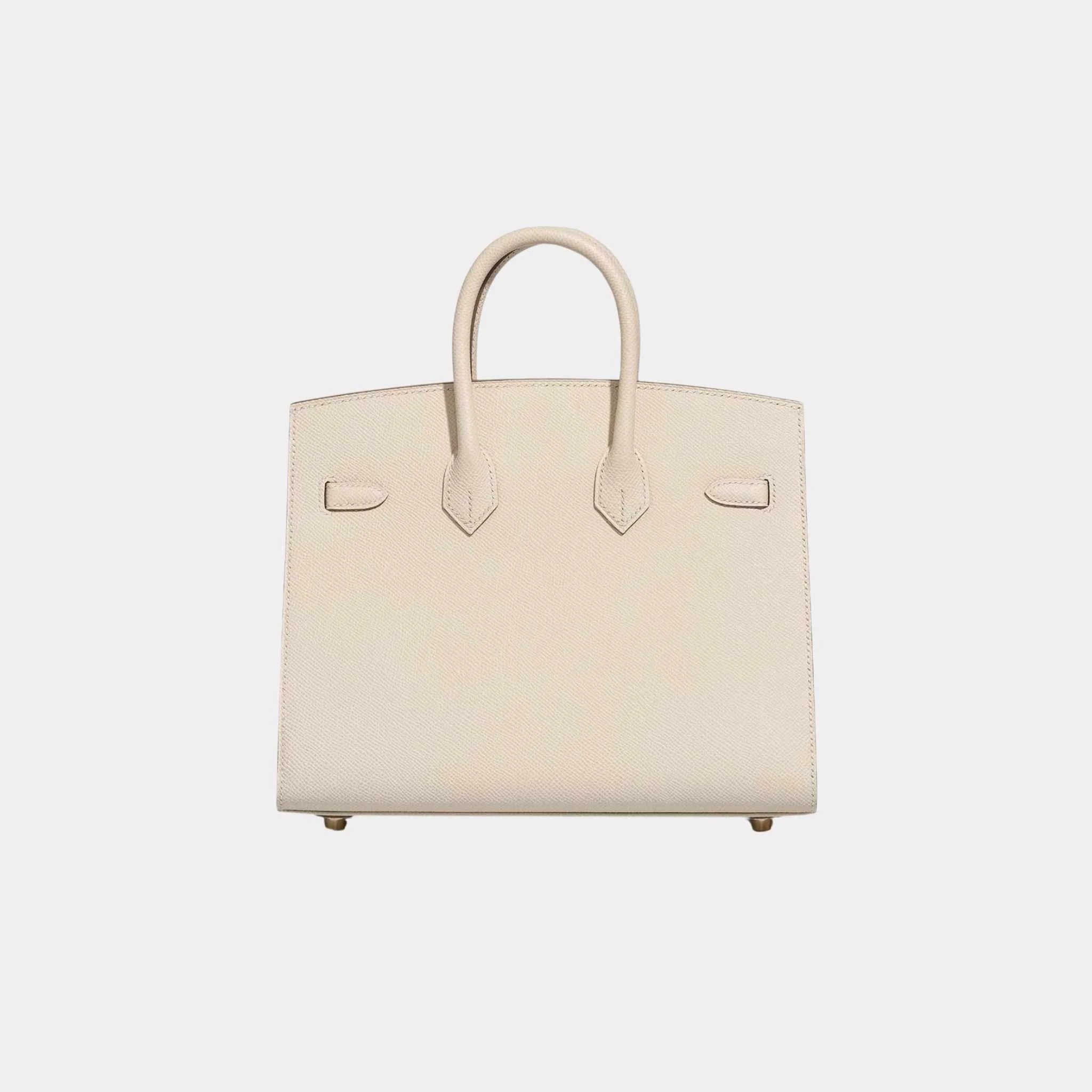 Birkin 25 Epsom Craie GHW