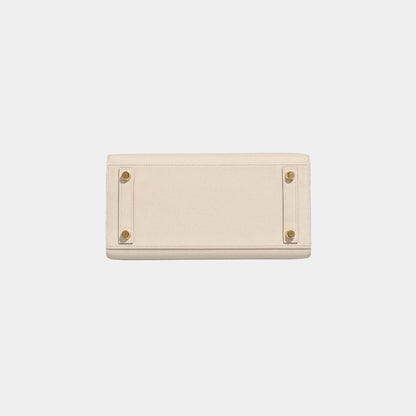 Birkin 25 Epsom Craie GHW