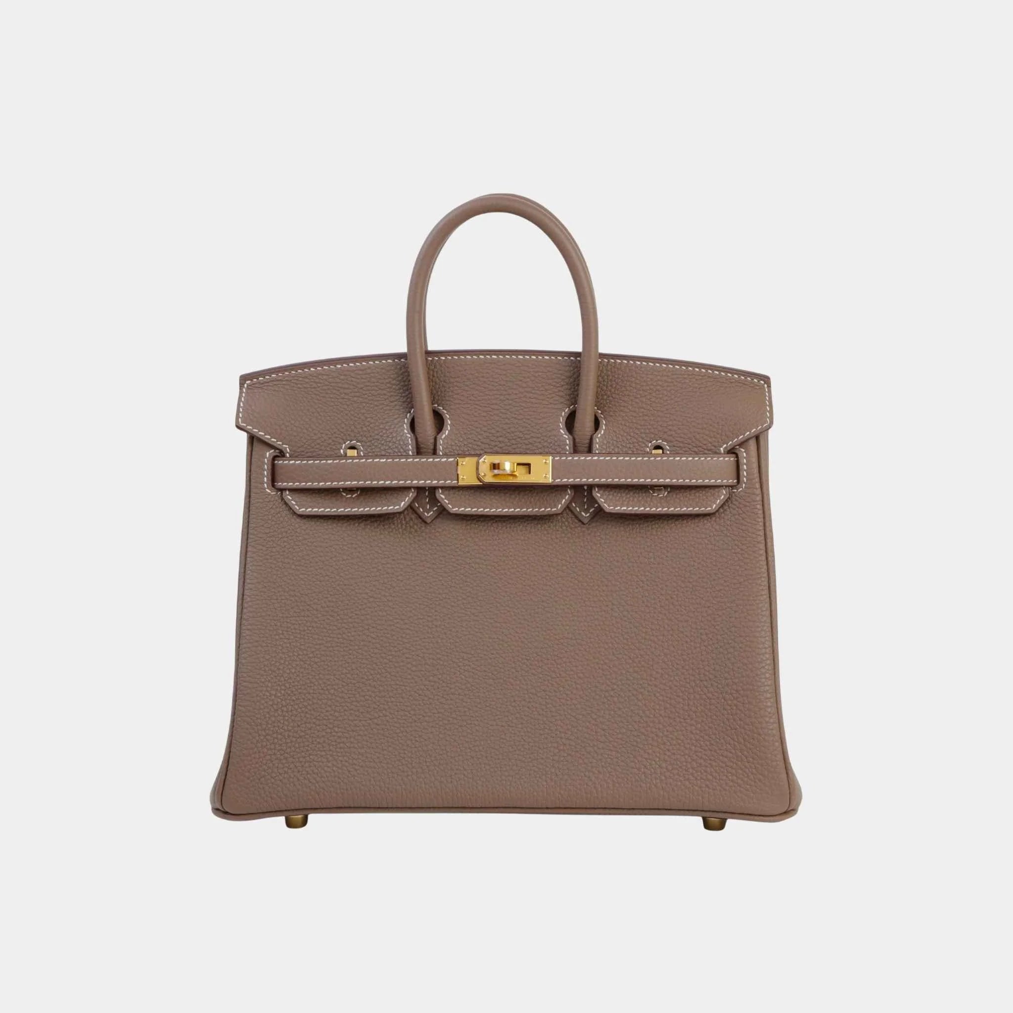 Birkin 25 Togo Etoupe GHW