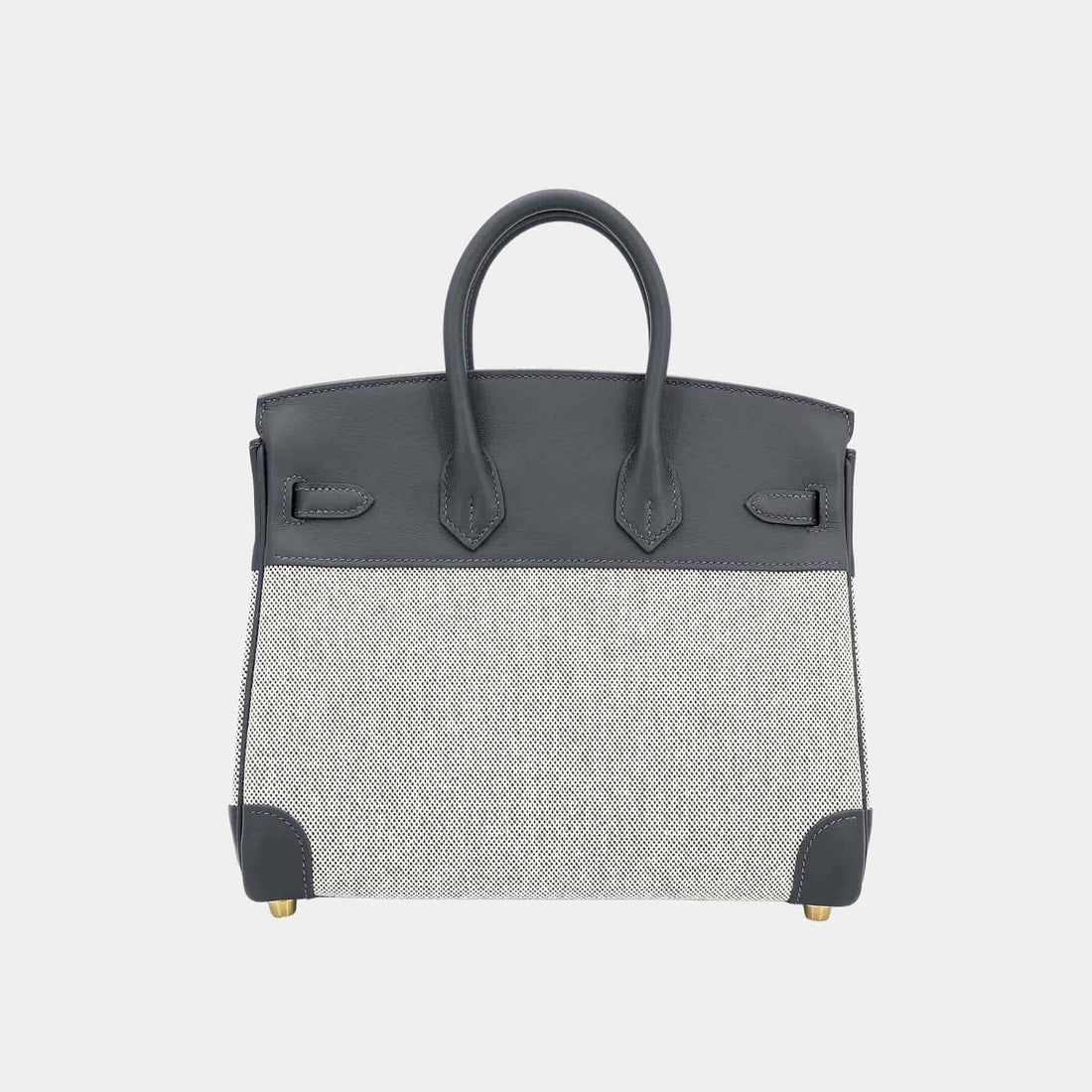 Birkin 25 Toile H Canvas-Swift Ardoise GHW