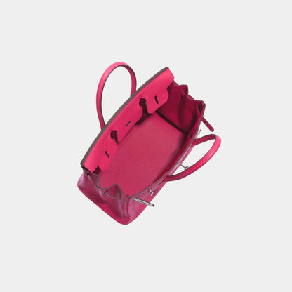 Birkin 30 Clemence Taurillon Rose Extreme PHW