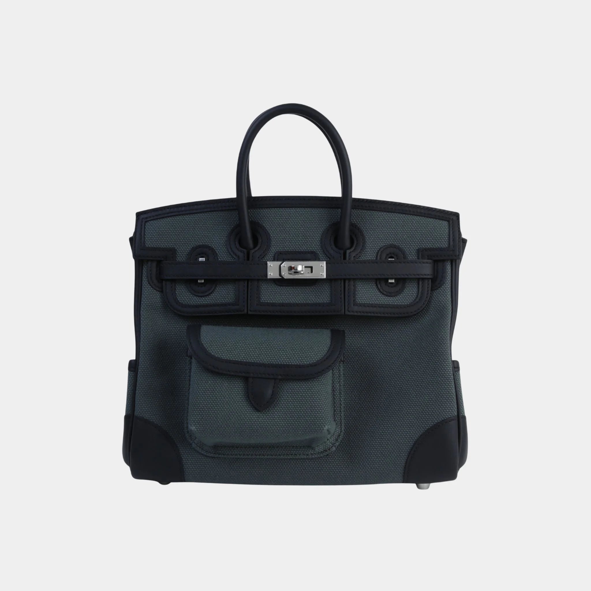 Birkin Cargo 25 Canvas-Swift Vert Mangrove PHW