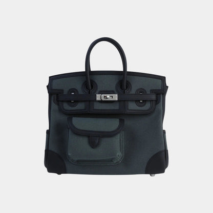 Birkin Cargo 25 Canvas-Swift Vert Mangrove PHW