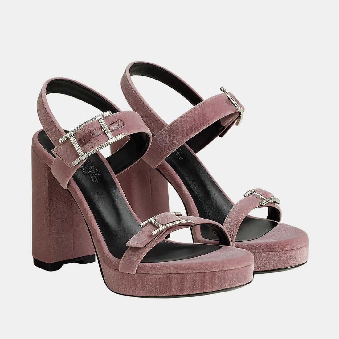Bossa High Heel Sandal in Velvet