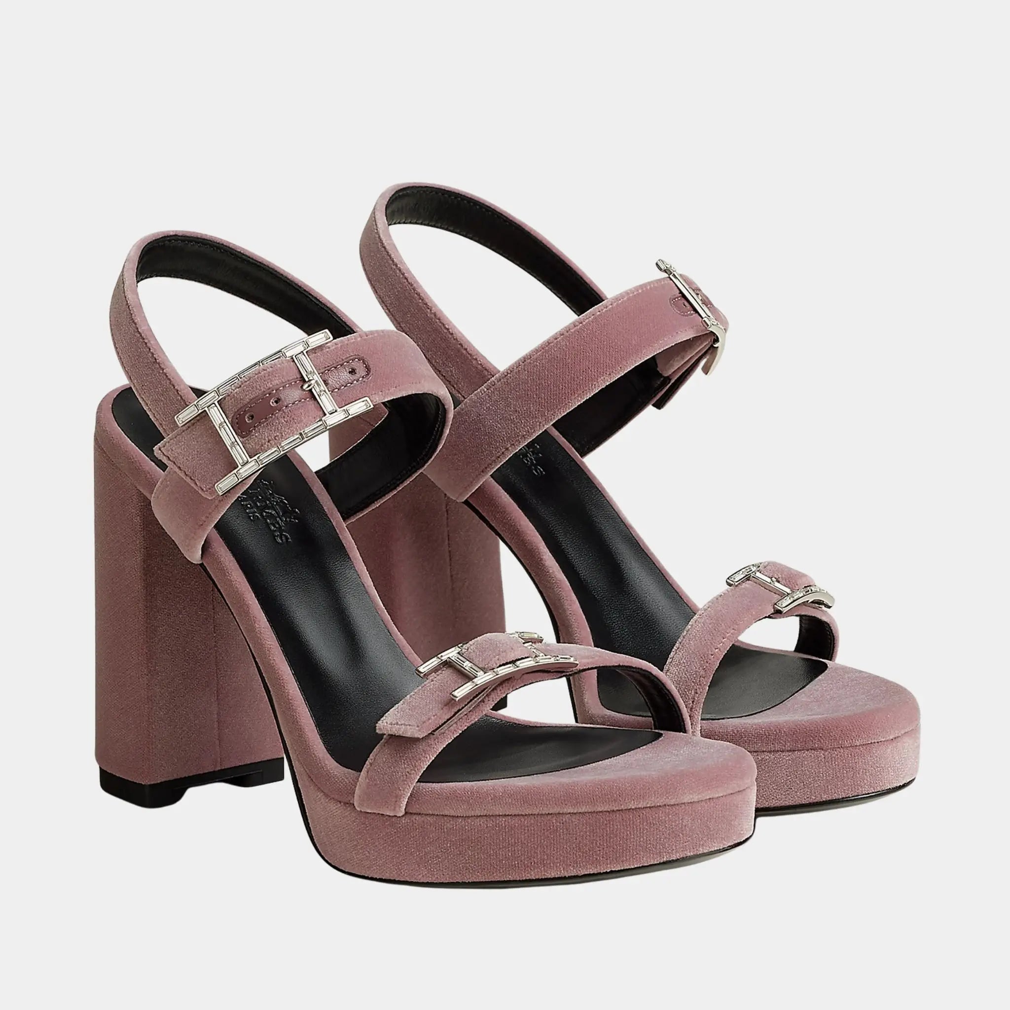 Bossa High Heel Sandal in Velvet