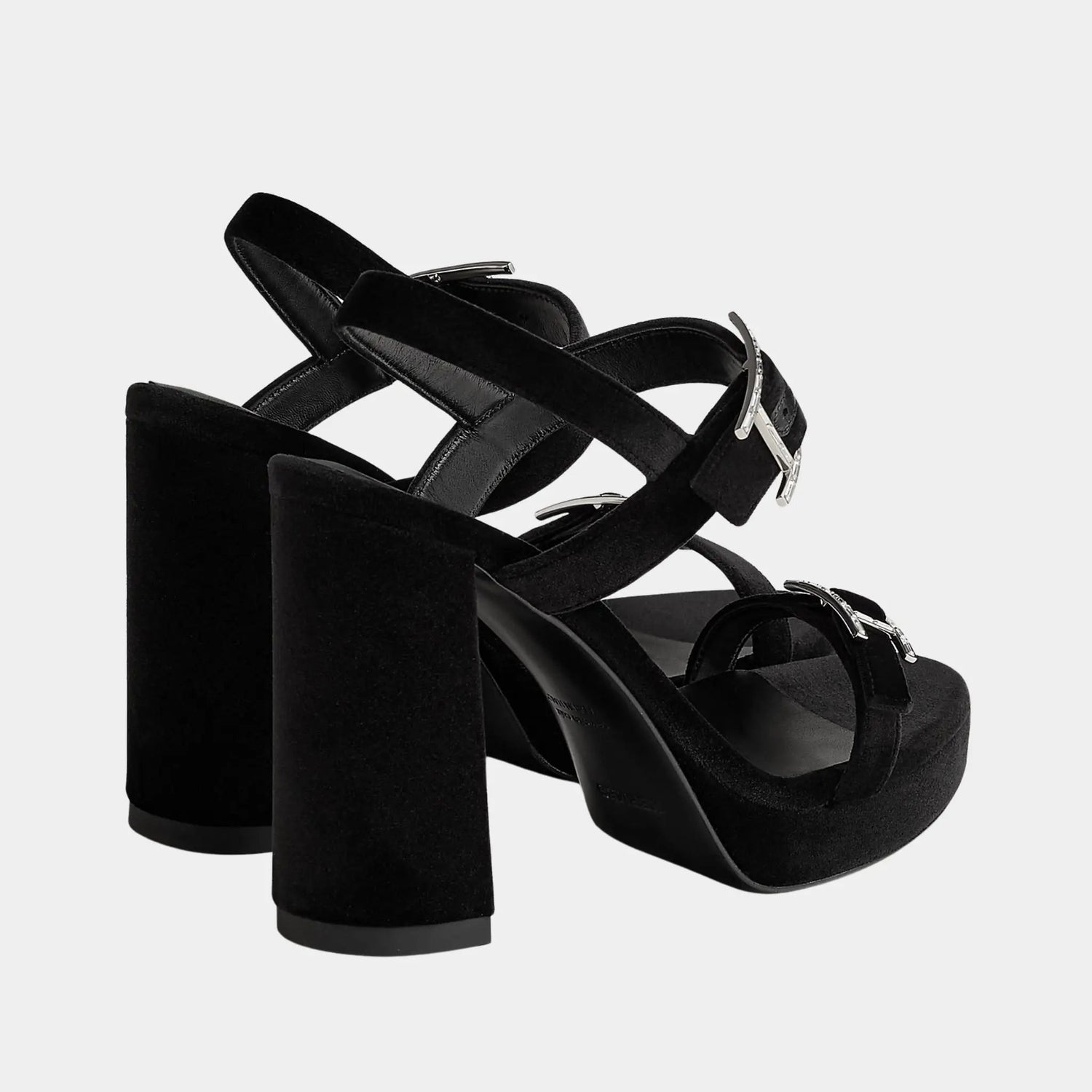 Bossa High Heel Sandal in Velvet