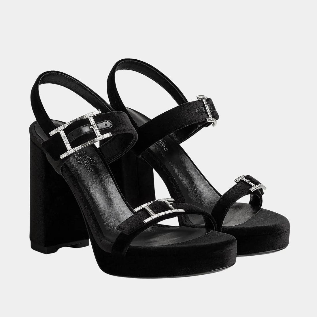 Bossa High Heel Sandal in Velvet