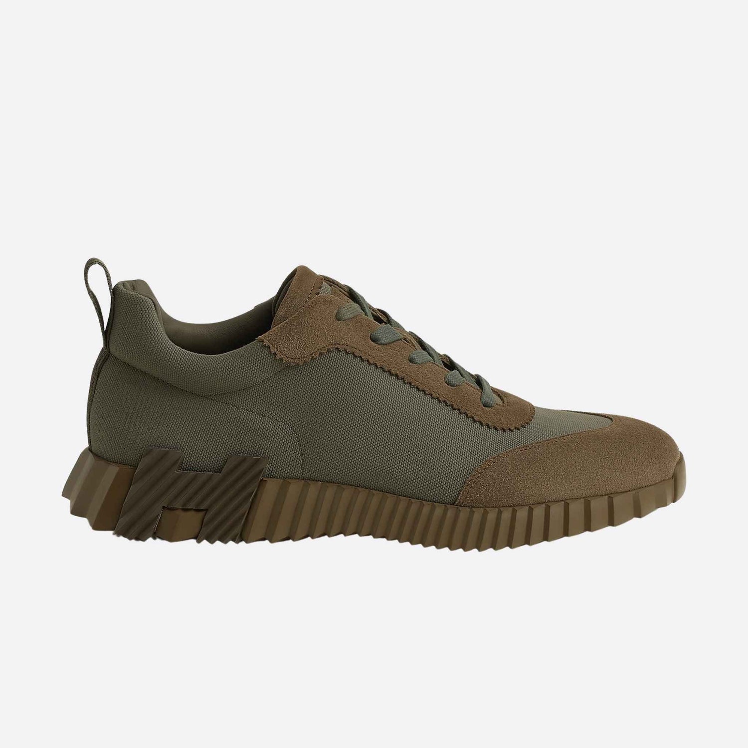 Bouncing Sneaker Cotton Canvas Suede Men