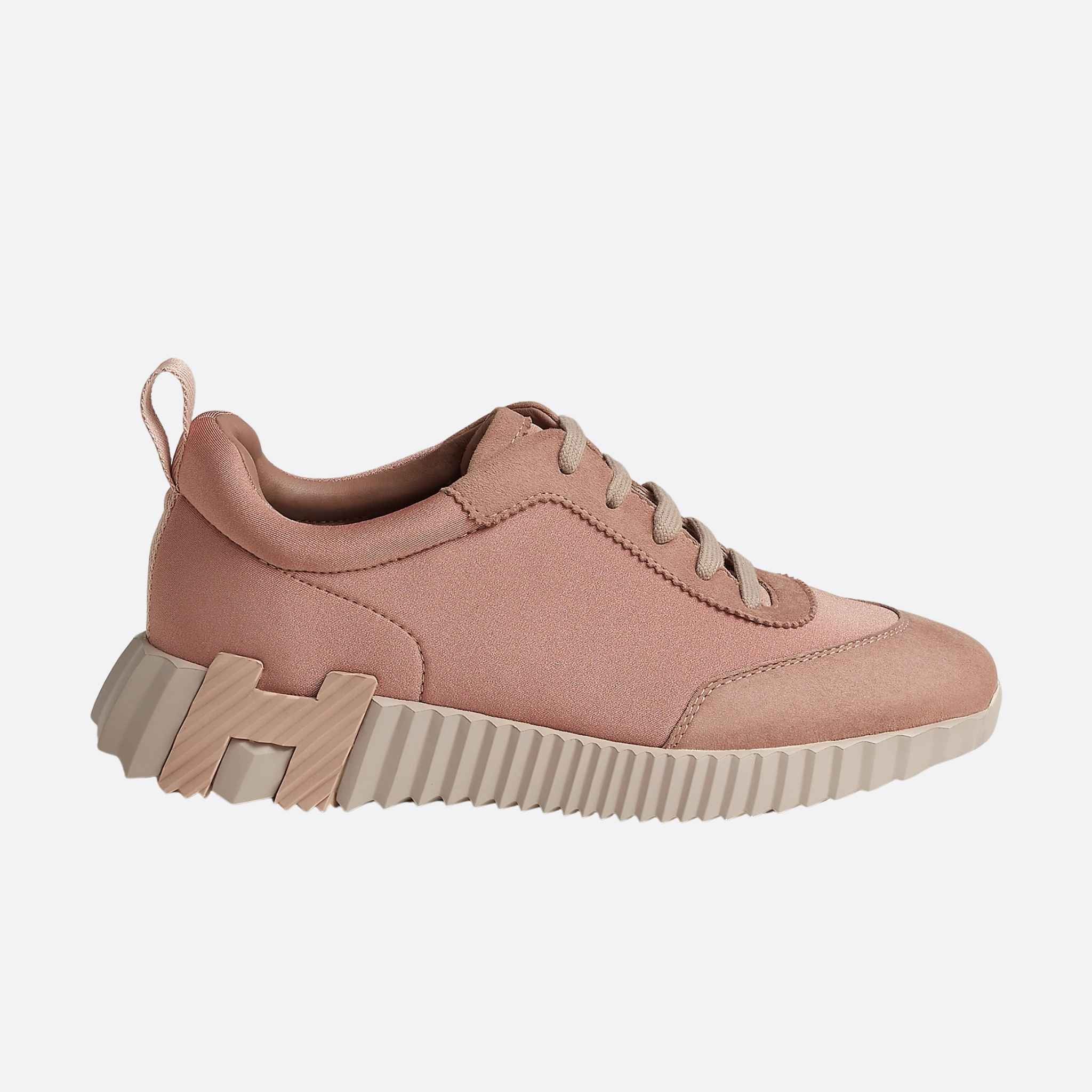 Bouncing Sneaker Technical Jersey Suede Women