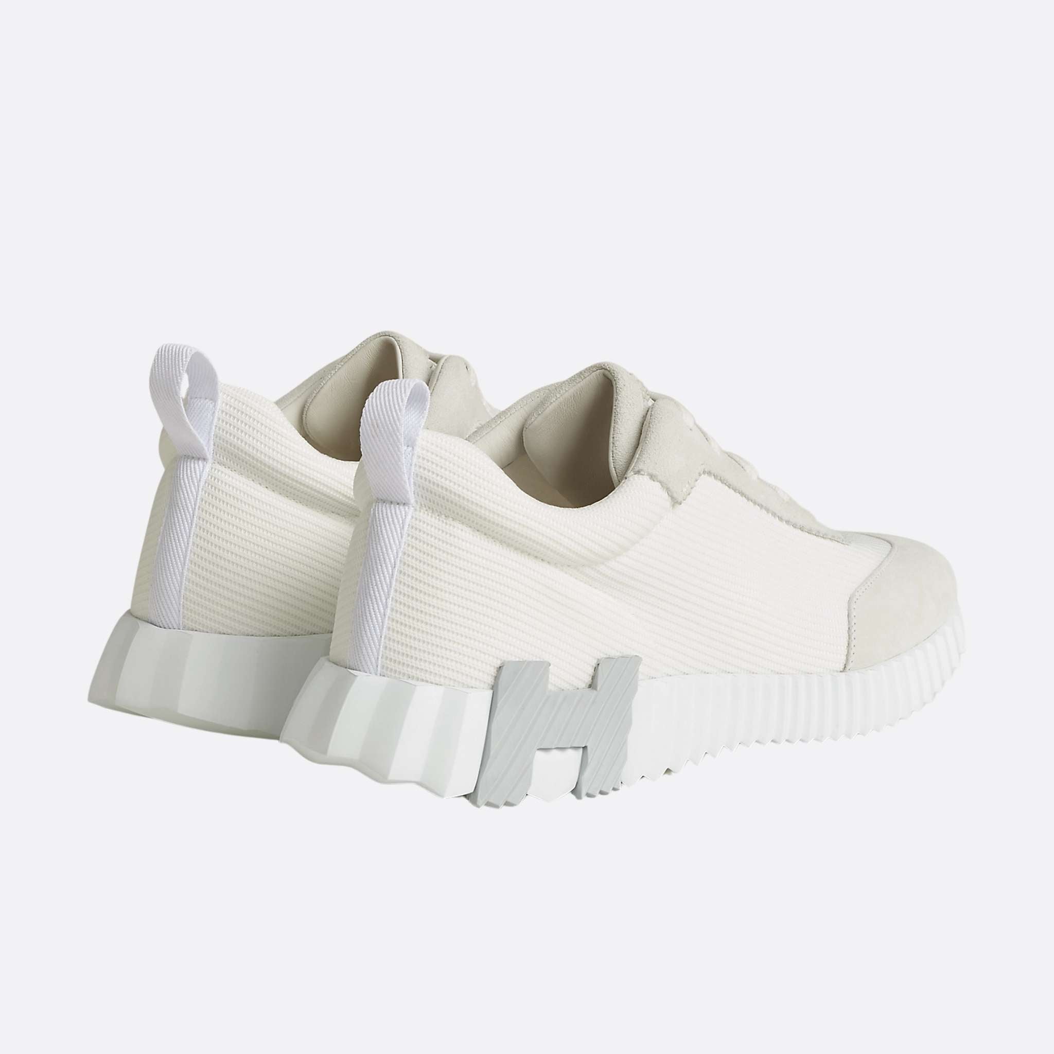 Bouncing Sneaker Technical Mesh and Suede Men