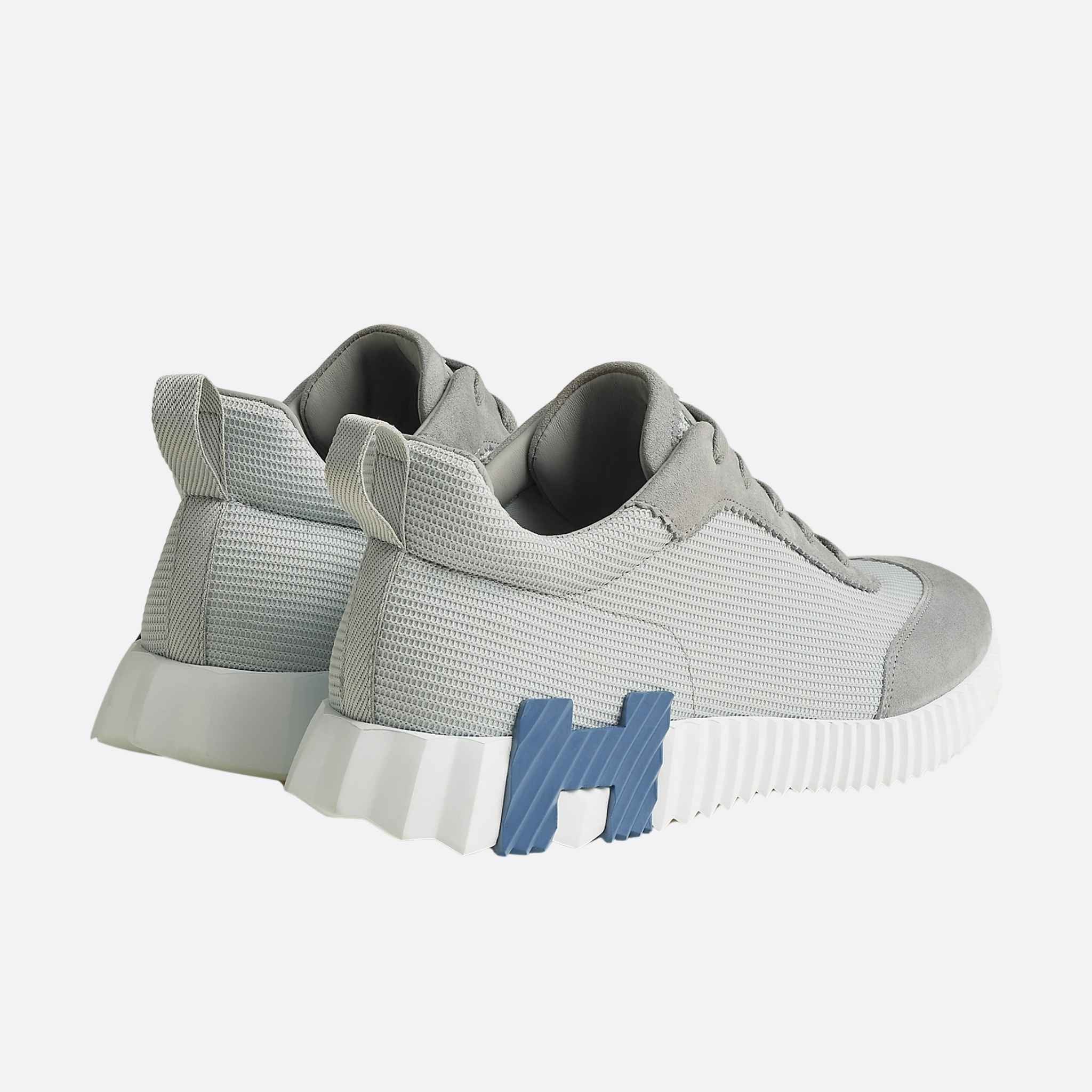 Bouncing Sneaker Technical Mesh and Suede Men