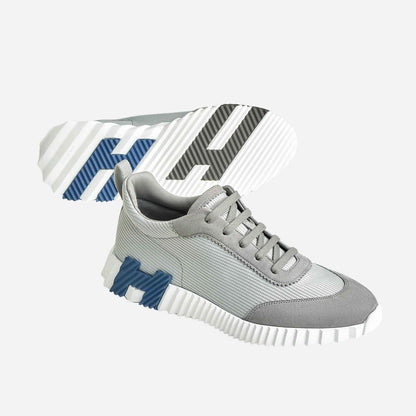 Bouncing Sneaker Technical Mesh and Suede Men
