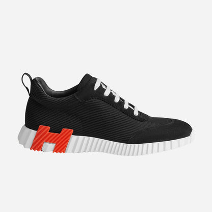 Bouncing Sneaker Technical Mesh and Suede Men