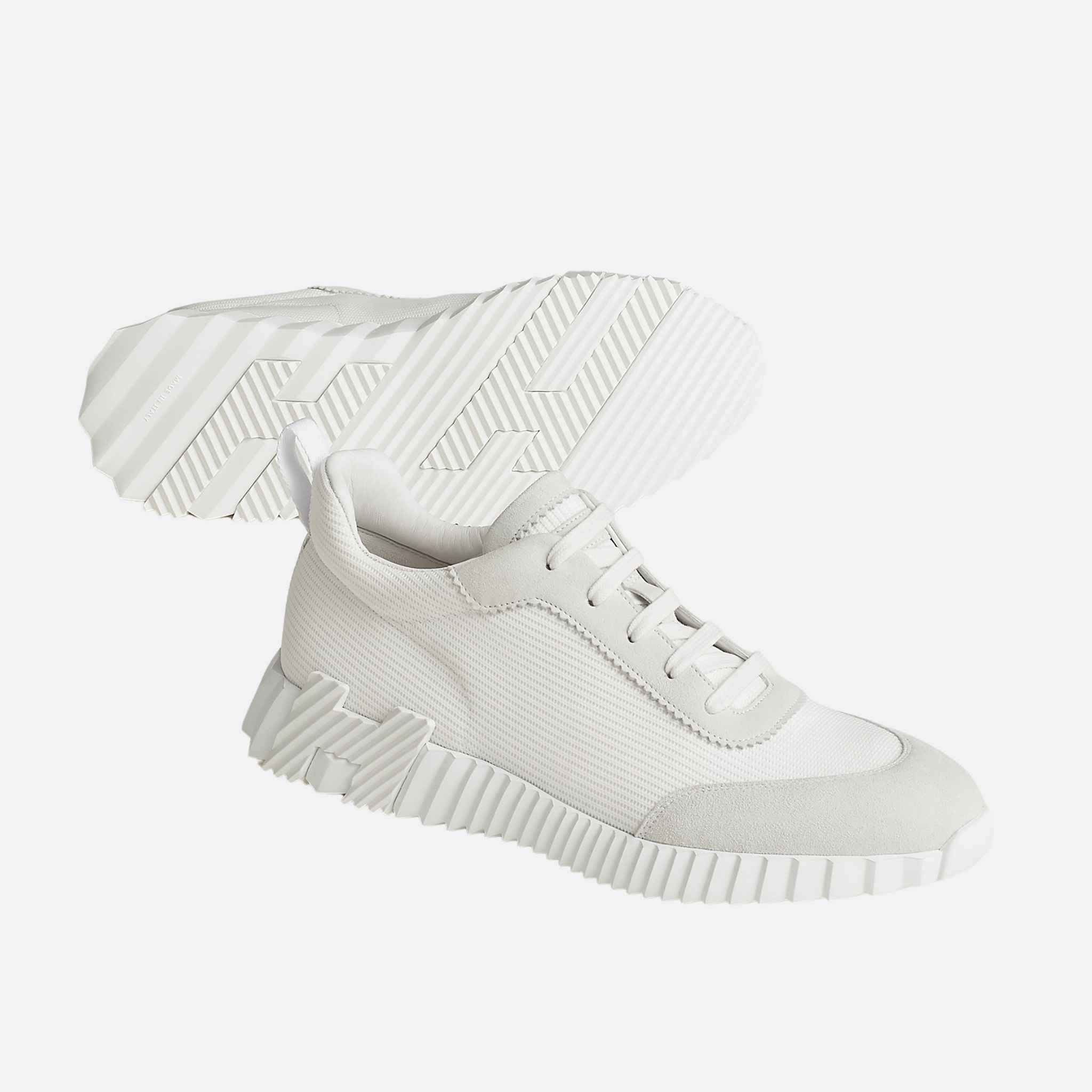 Bouncing Sneaker Technical Mesh Suede Men