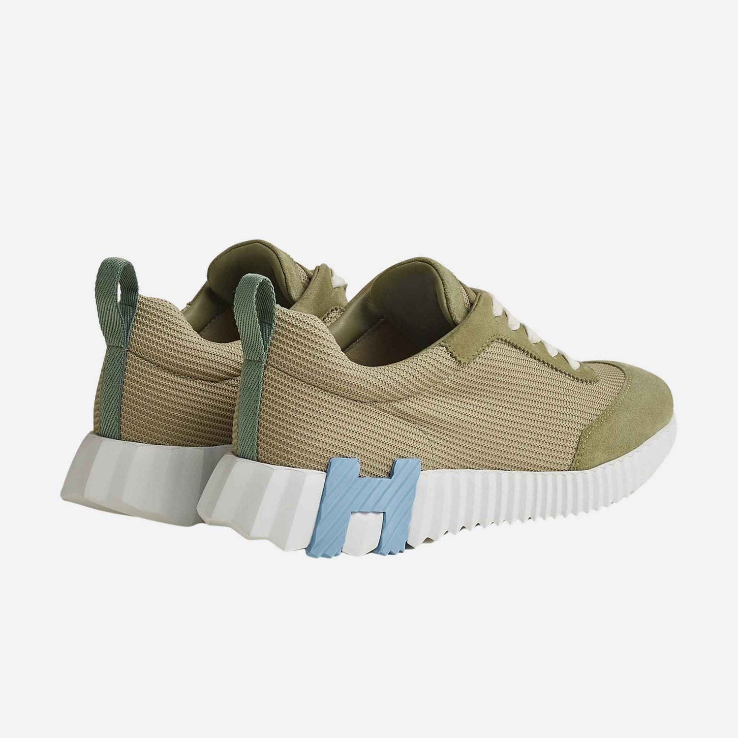 Bouncing Sneaker Technical Mesh Suede Women