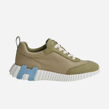 Bouncing Sneaker Technical Mesh Suede Women