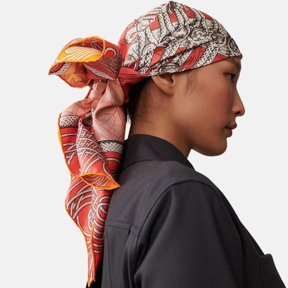 Brandebourgs Fleuris Double Face Scarf 90
