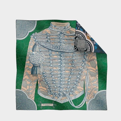 Brandebourgs Fleuris Double Face Scarf 90