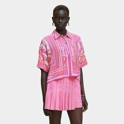 Candy Libris Bandana Printed Blouse