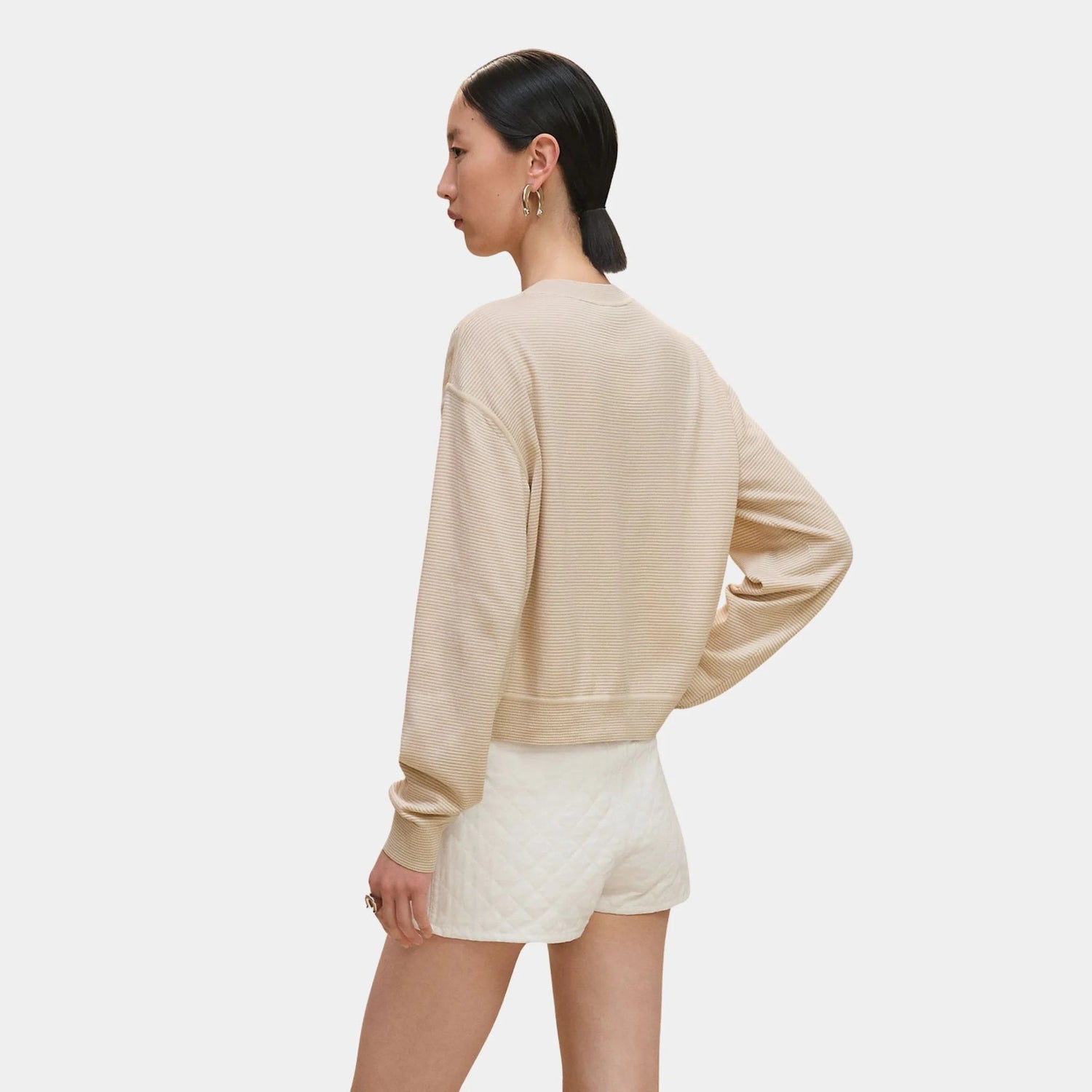 Candy Libris Long-sleeve Twillaine Sweater