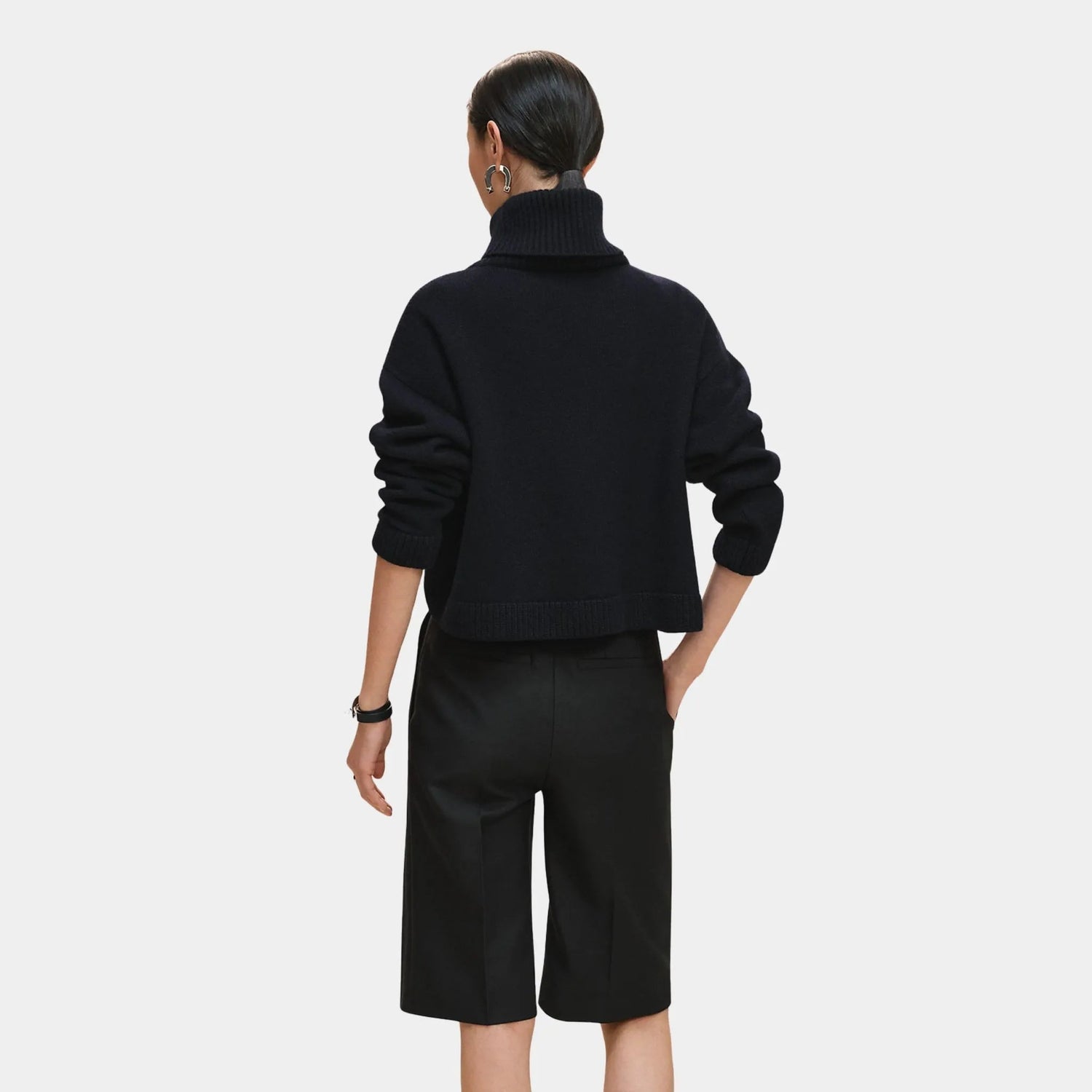 Cashmere H Lift Long-sleeve Sweater