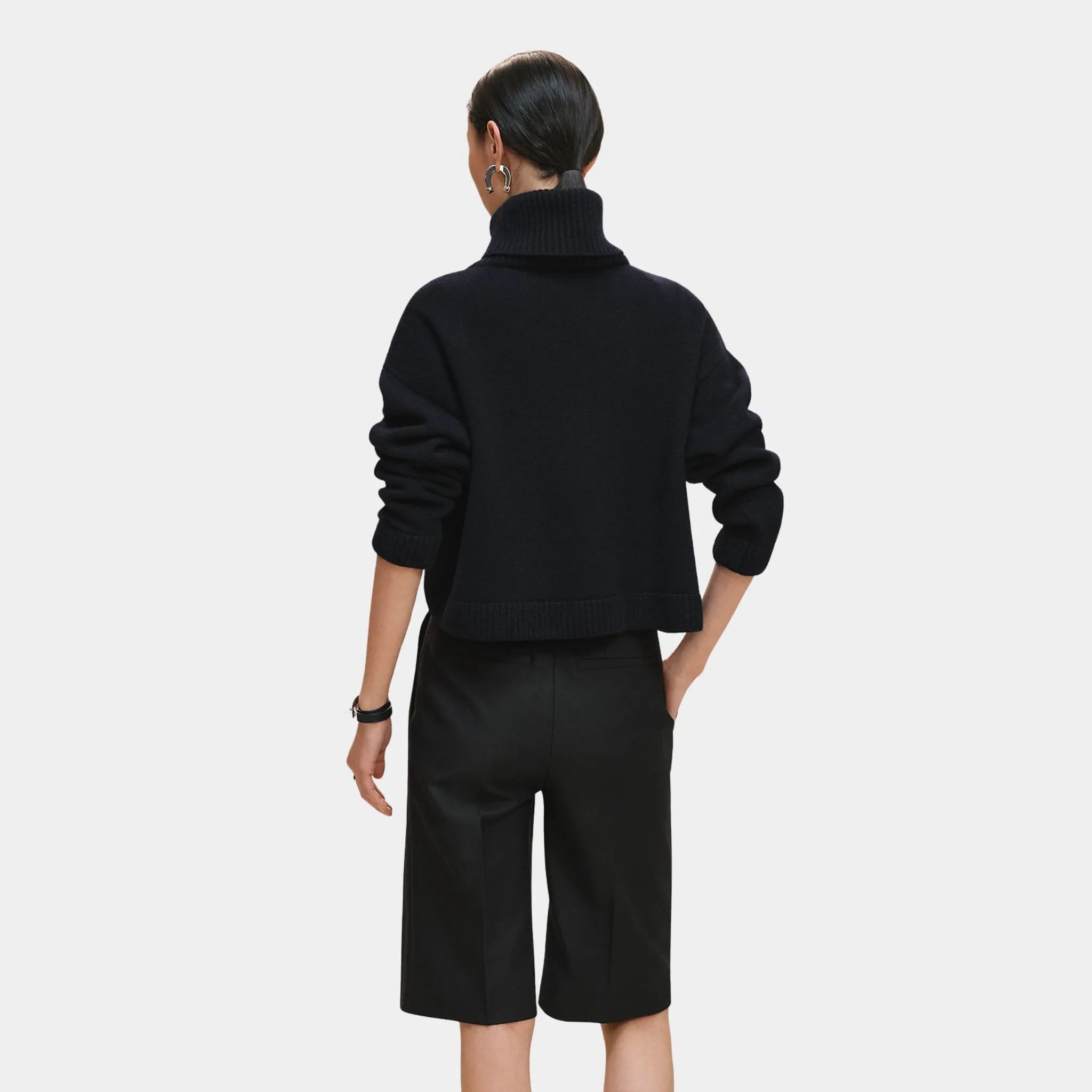 Cashmere H Lift Long-sleeve Sweater