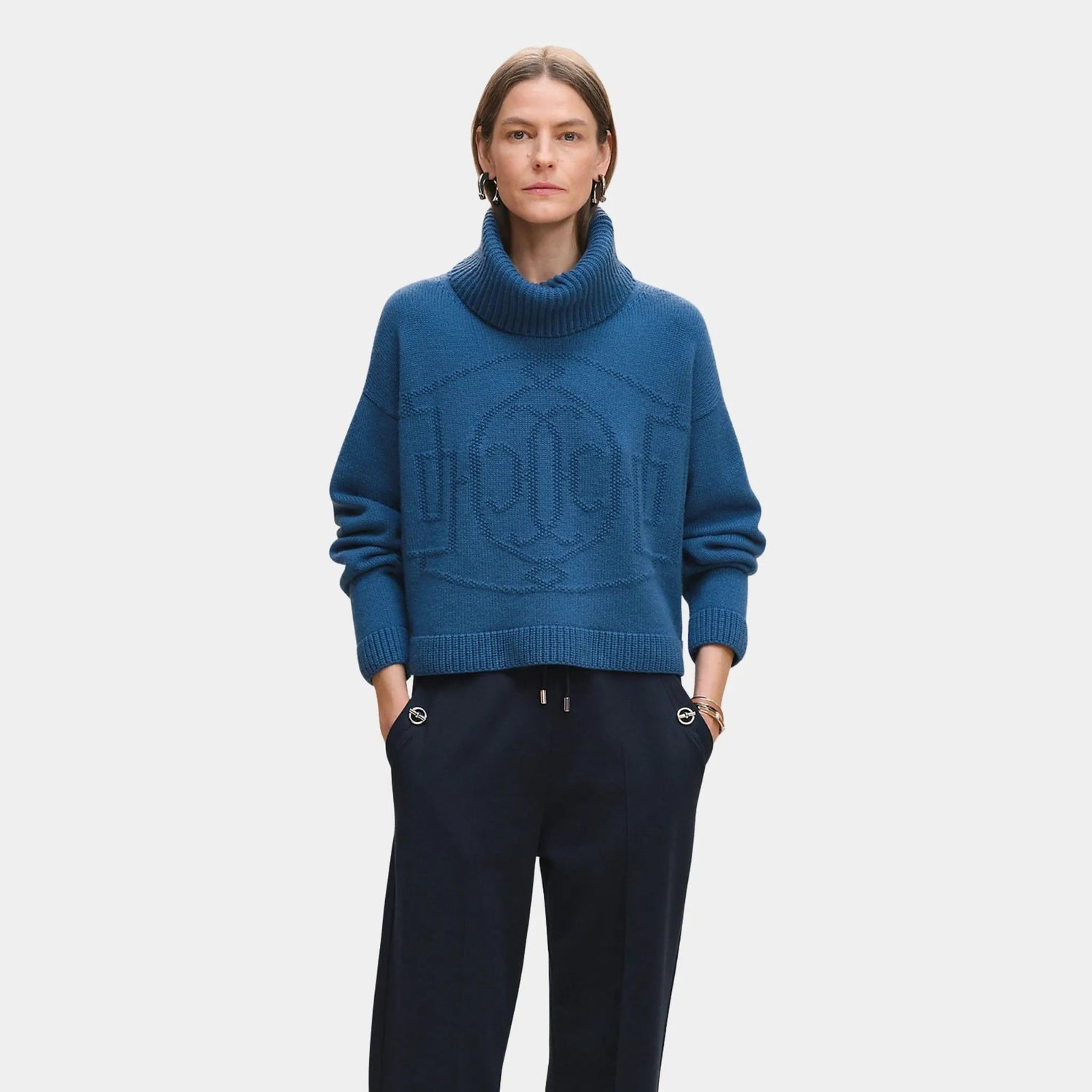 Cashmere H Lift Long-sleeve Sweater