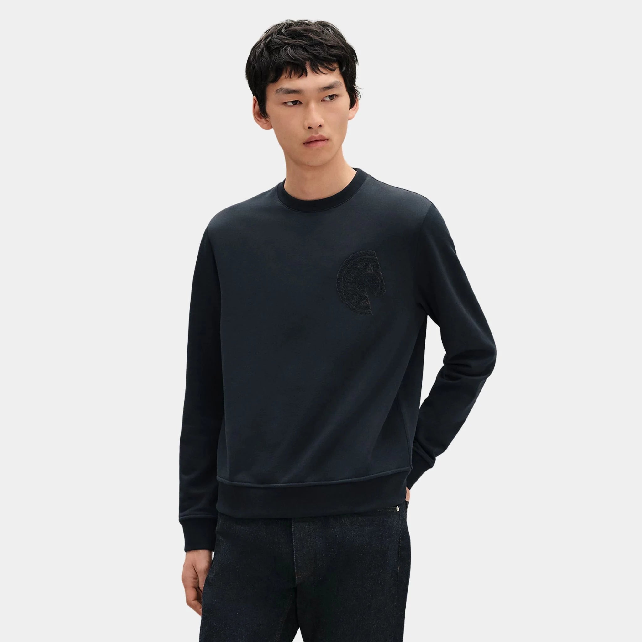 C.D.S. Crewneck Sweater in Cotton