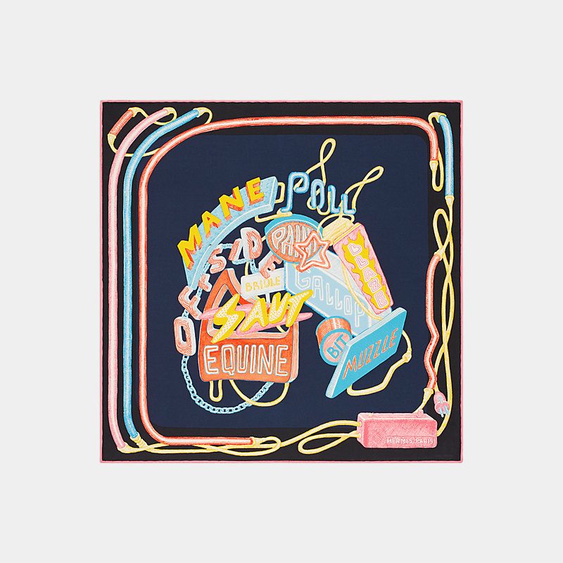 Chevaloscope Neon scarf 45