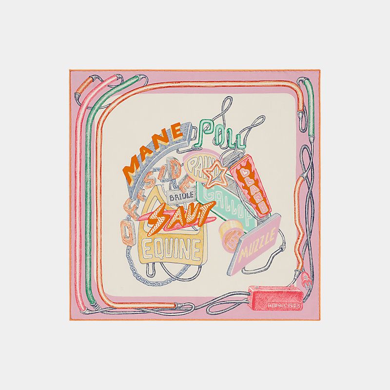 Chevaloscope Neon scarf 45