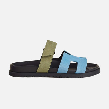 Chypre Sandal Duo Tone Suede Women