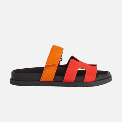 Chypre Sandal Duo Tone Suede Women