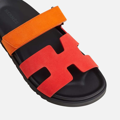 Chypre Sandal Duo Tone Suede Women
