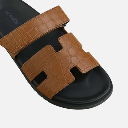 Chypre Sandal Matte Mississippiensis Alligator Men