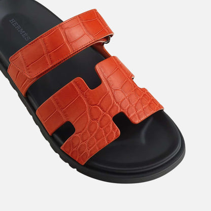 Chypre Sandal Matte Mississippiensis Alligator Men