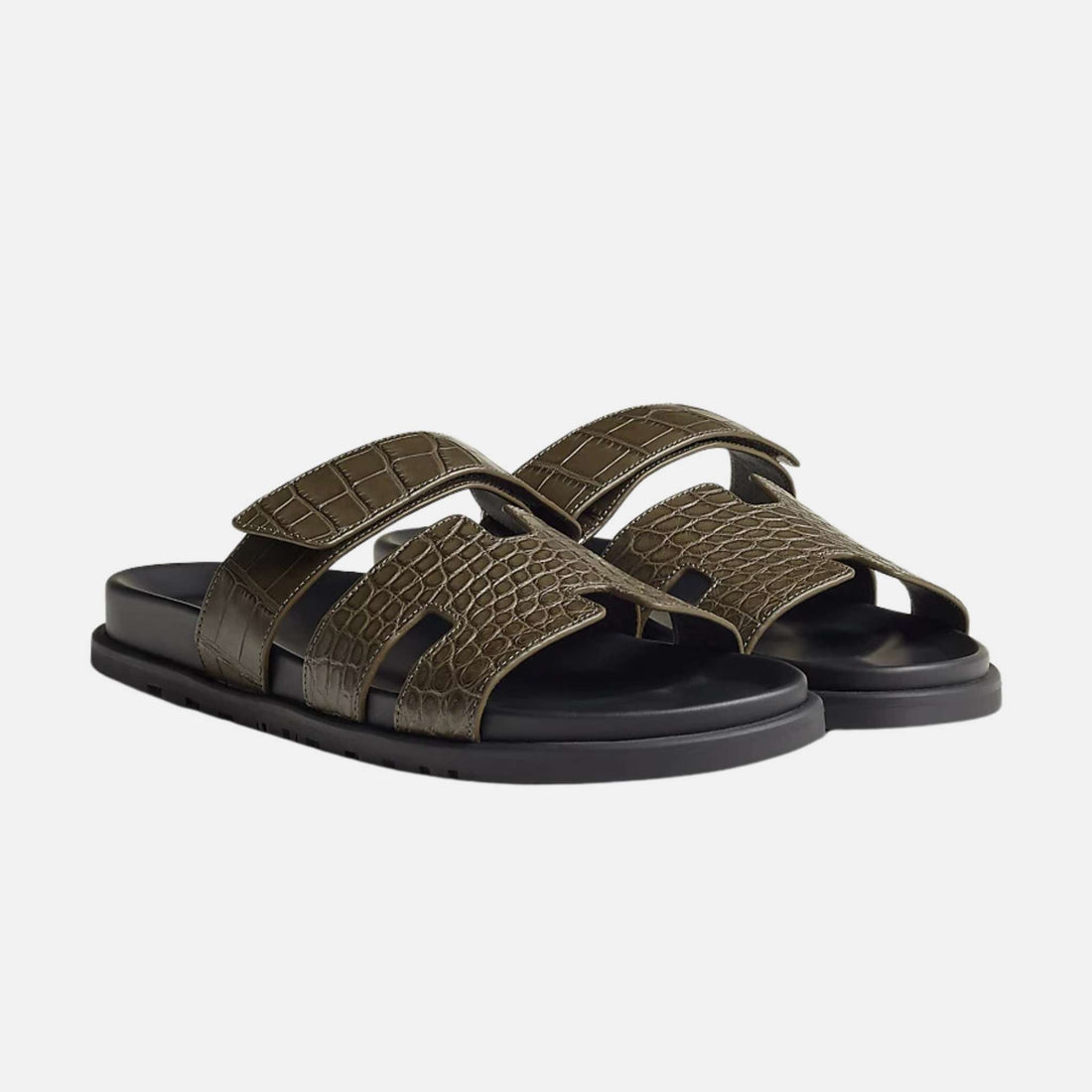 Chypre Sandal Matte Mississippiensis Alligator Men