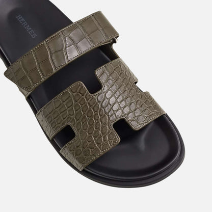 Chypre Sandal Matte Mississippiensis Alligator Men