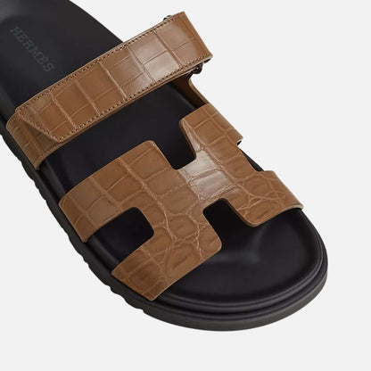 Chypre Sandal Matte Mississippiensis Alligator Women