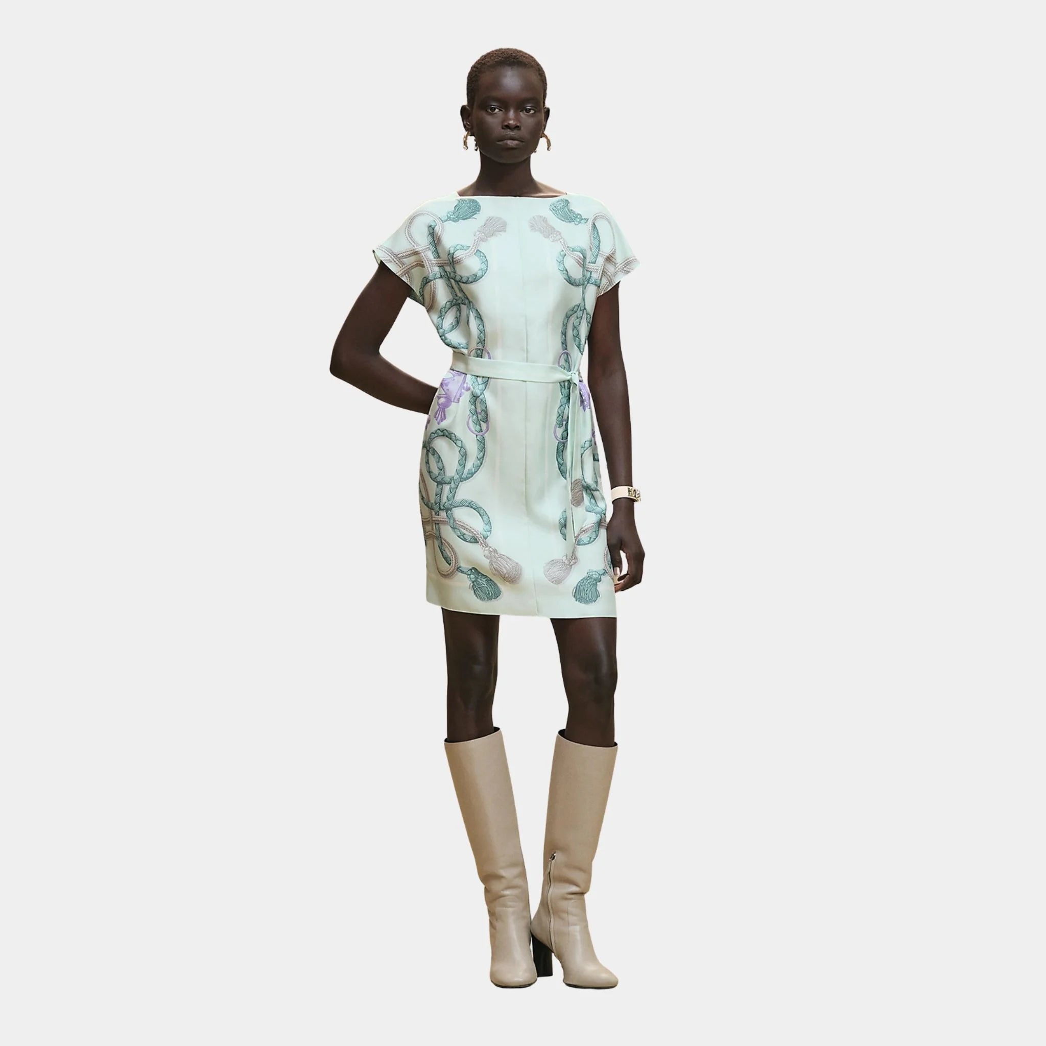 Classic Tunic with Palefroi Remix Print