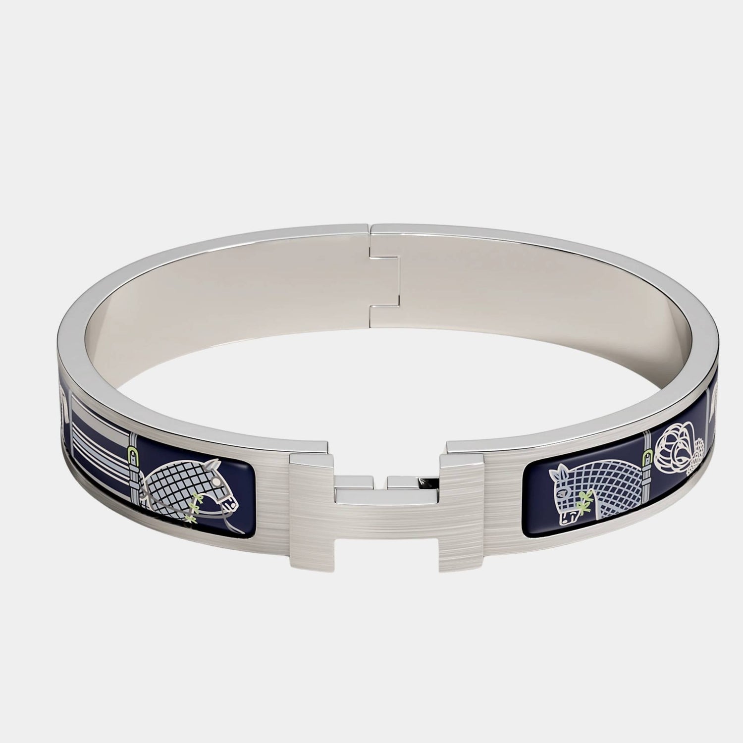 Clic HH Couvertures et Tenues de Jour Bracelet Palladium