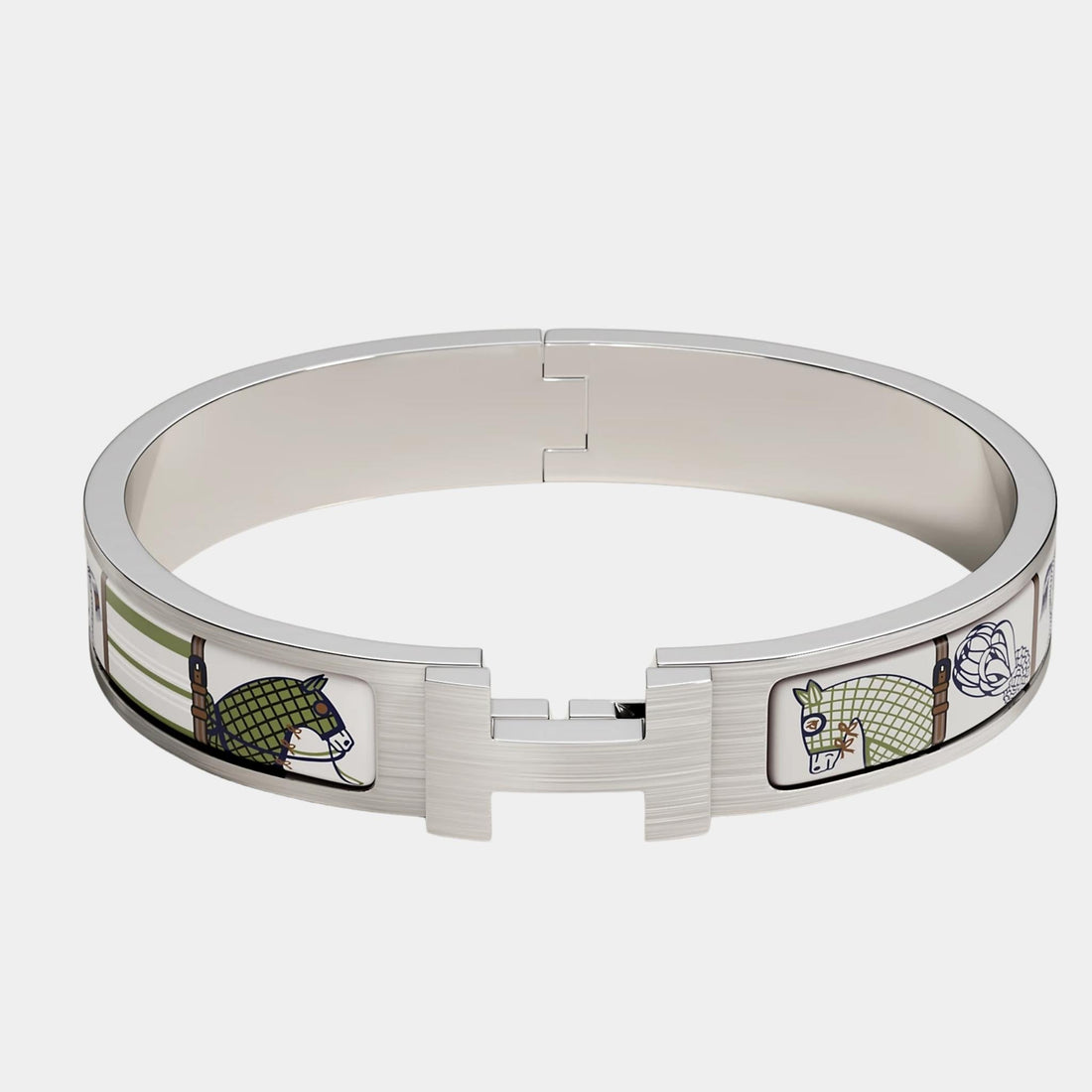 Clic HH Couvertures et Tenues de Jour Bracelet Palladium