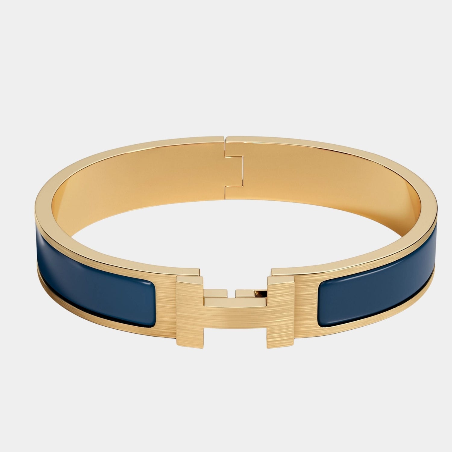 Clic HH Narrow Bracelet Gold Plated