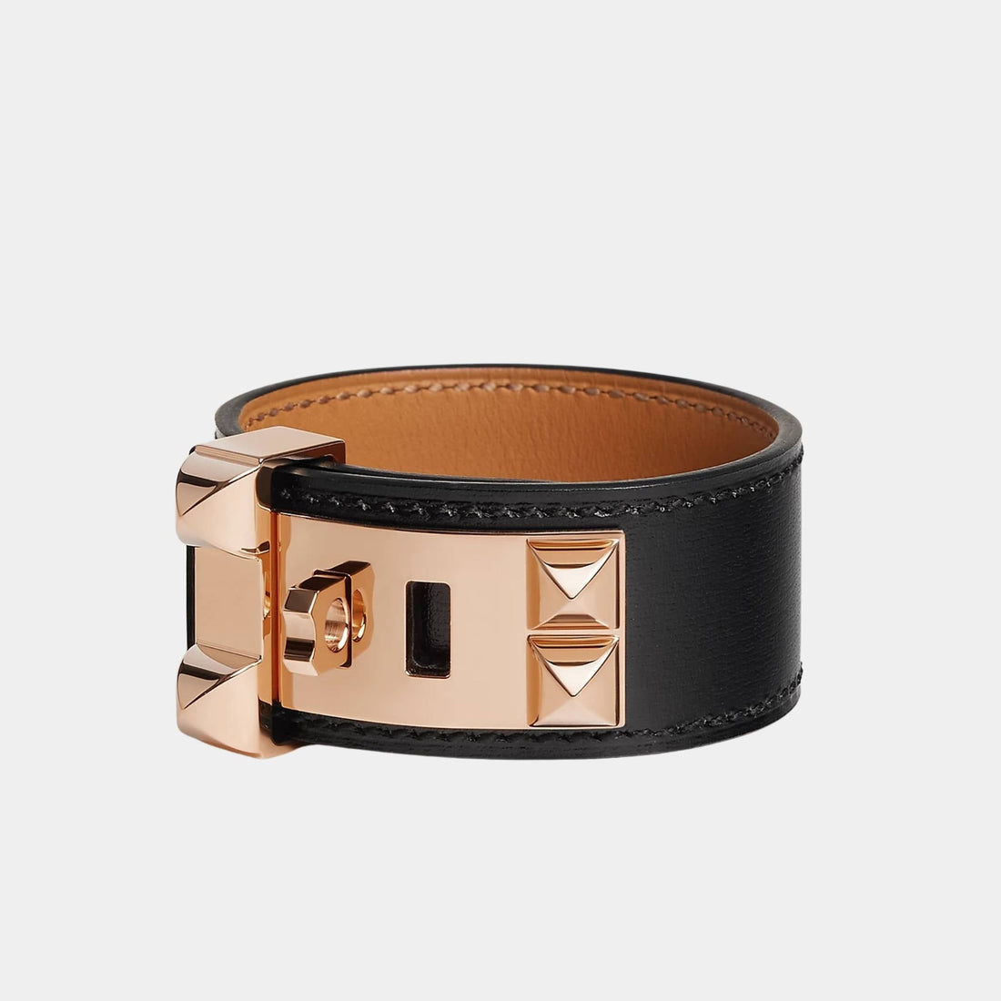 Collier de Chien 24 Bracelet Box Calfskin Rose Gold Plated