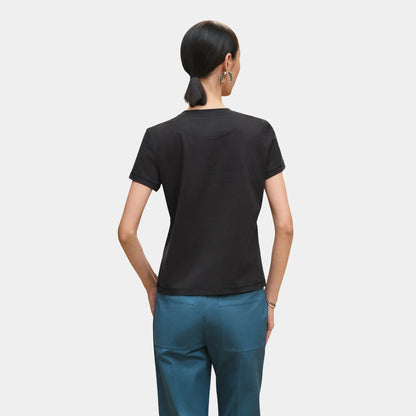 Coloriages de Jour Print Straight T-shirt