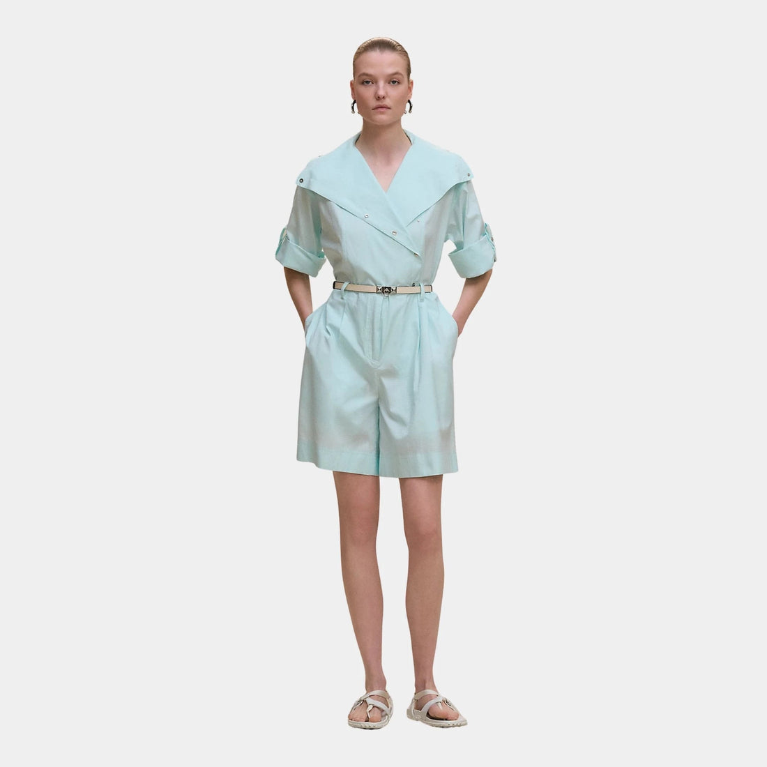 Combishort in Mosaique Printed Gauze