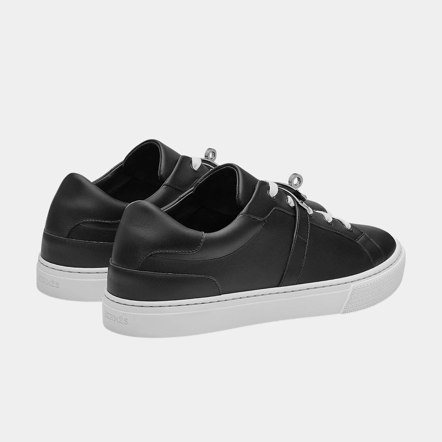Day Sneaker in Calfskin with Palladium Plated Buckle